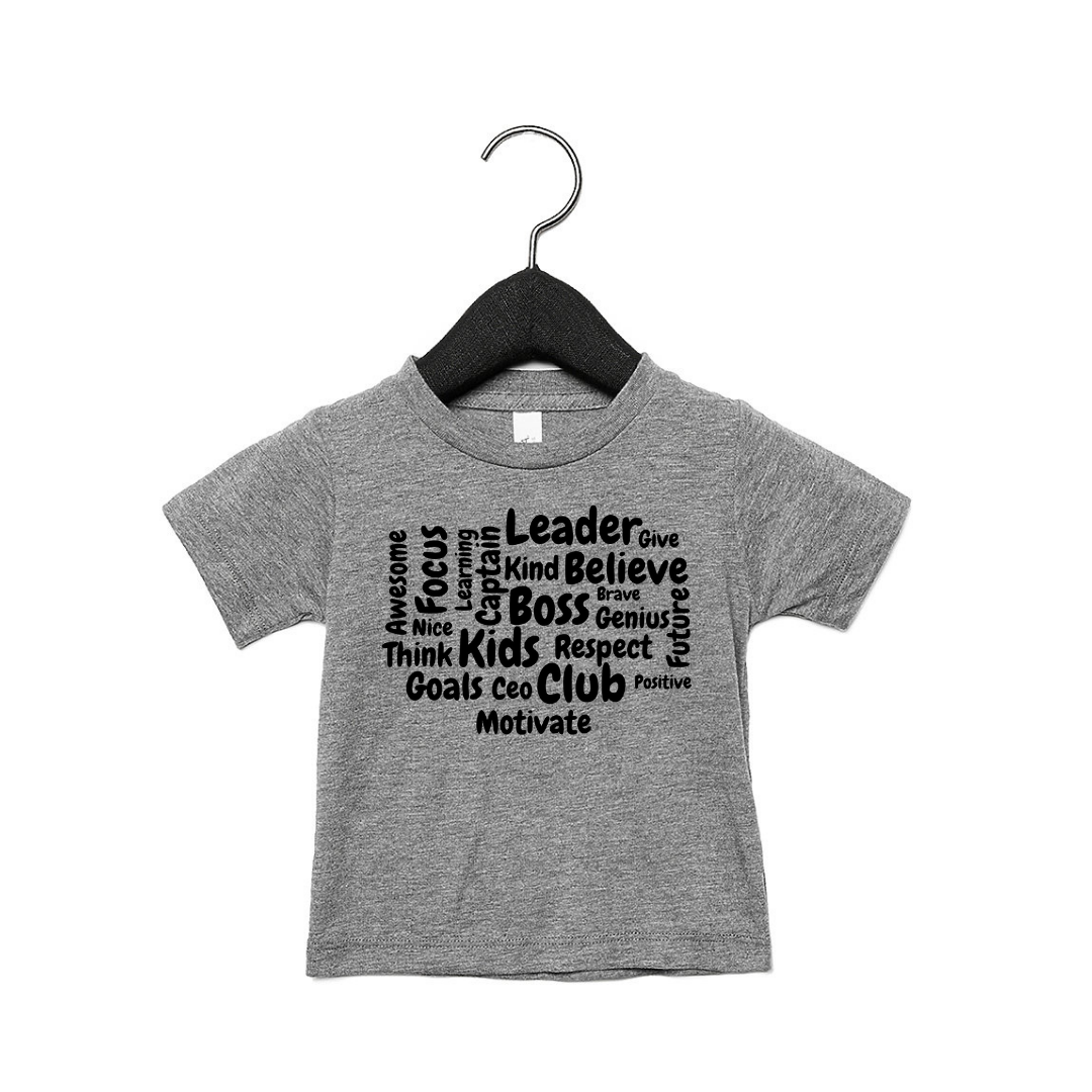 Boss Word Cloud | Toddler Tee
