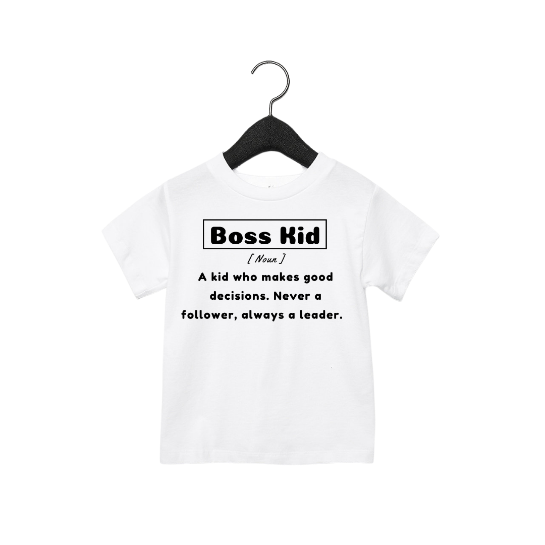 Boss Kid Definition | Toddler Tee
