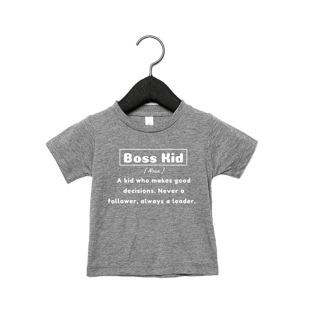 Boss Kid Definition | Toddler Tee