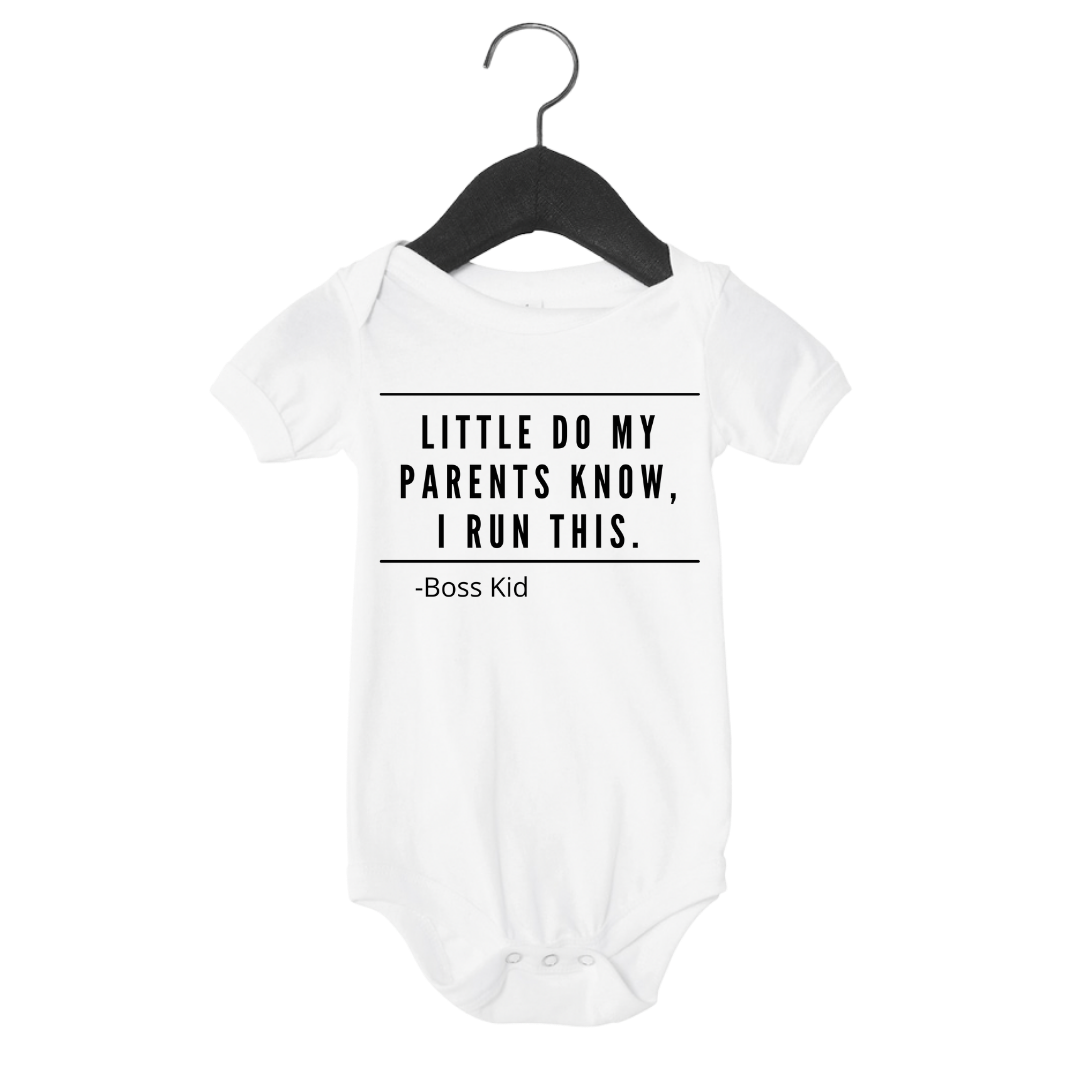 Little do my parents know | Infant Onesie Tee