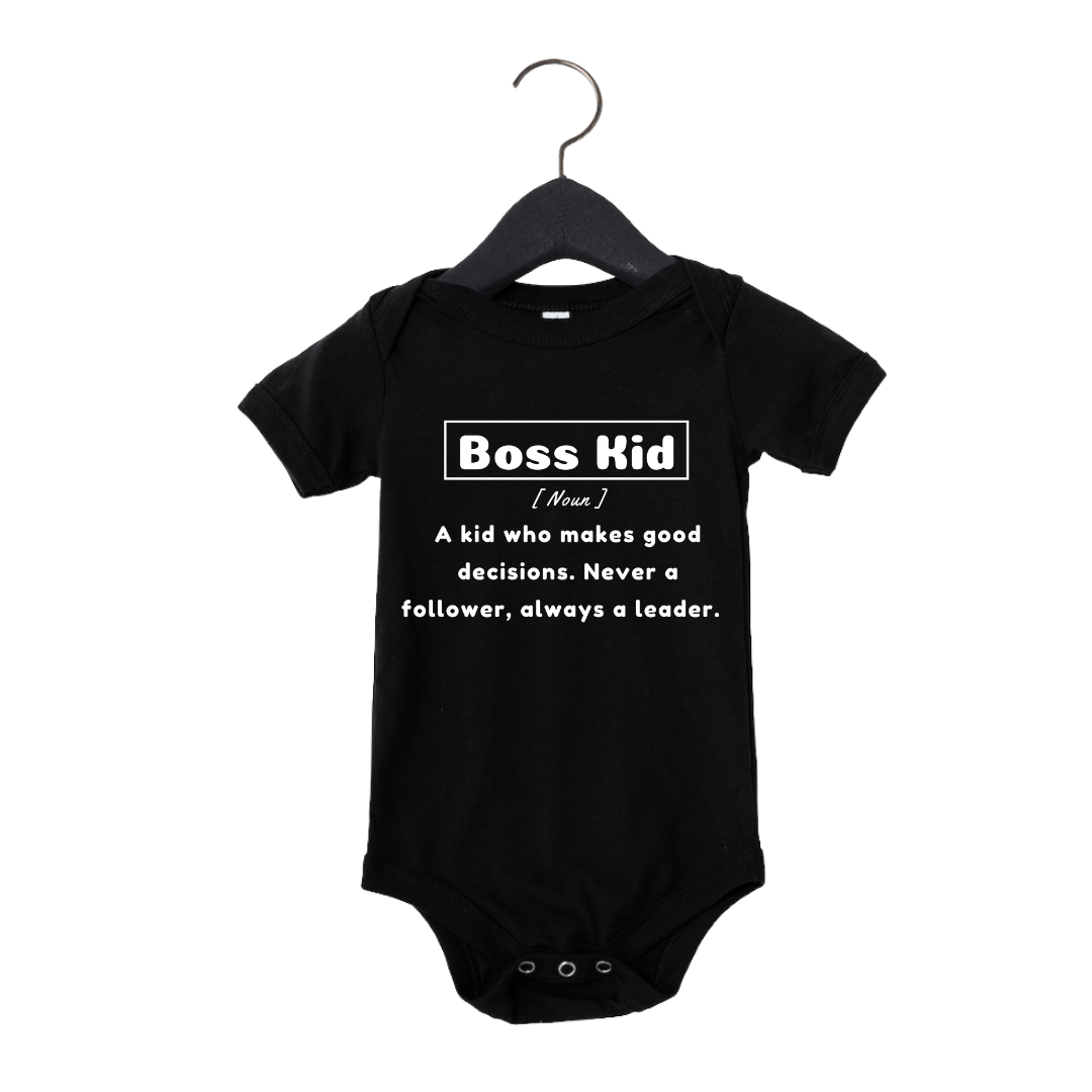 Boss Kid Definition | Infant Onesie Tee