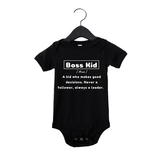Boss Kid Definition | Infant Onesie Tee
