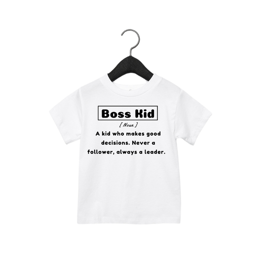 Boss Kid Definition | Toddler Tee