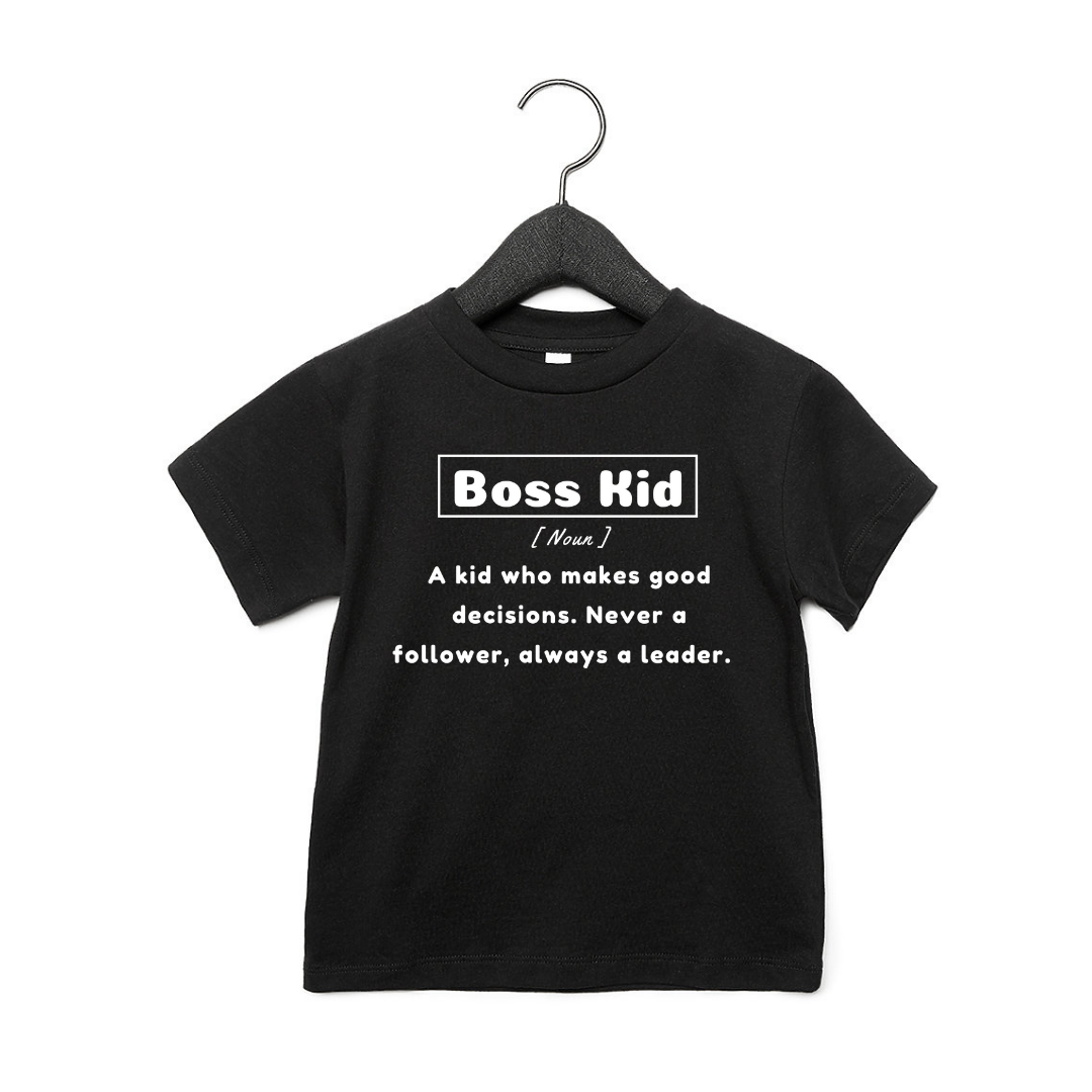 Boss Kid Definition | Toddler Tee