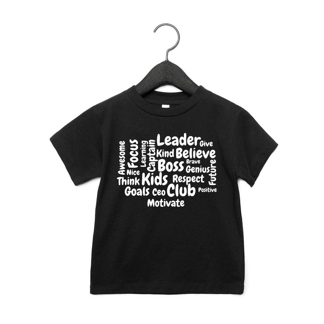 Boss Word Cloud | Toddler Tee
