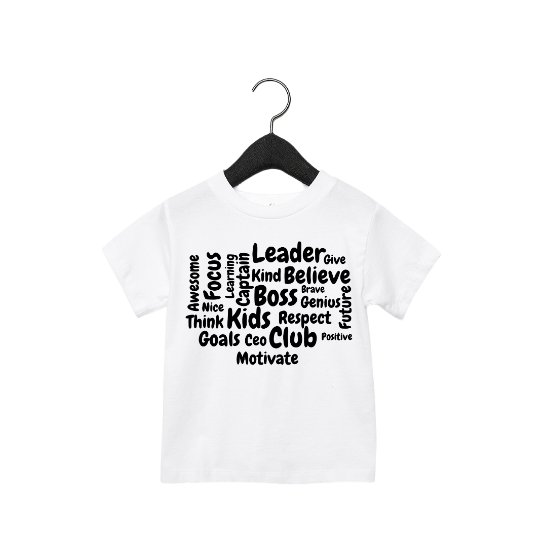 Boss Word Cloud | Toddler Tee