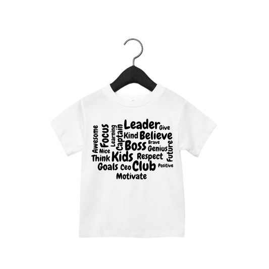 Boss Word Cloud | Toddler Tee