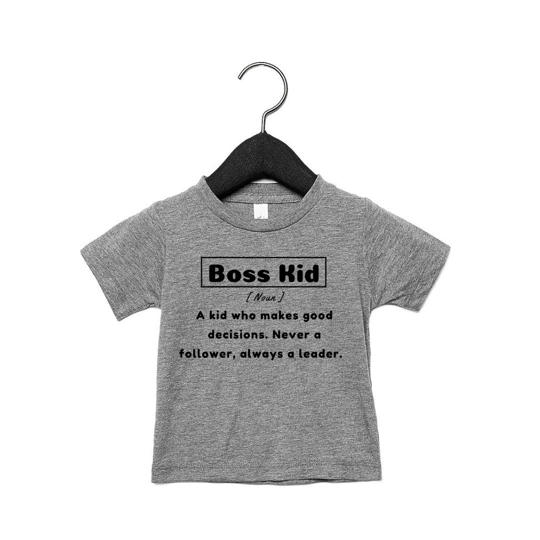 Boss Kid Definition | Toddler Tee